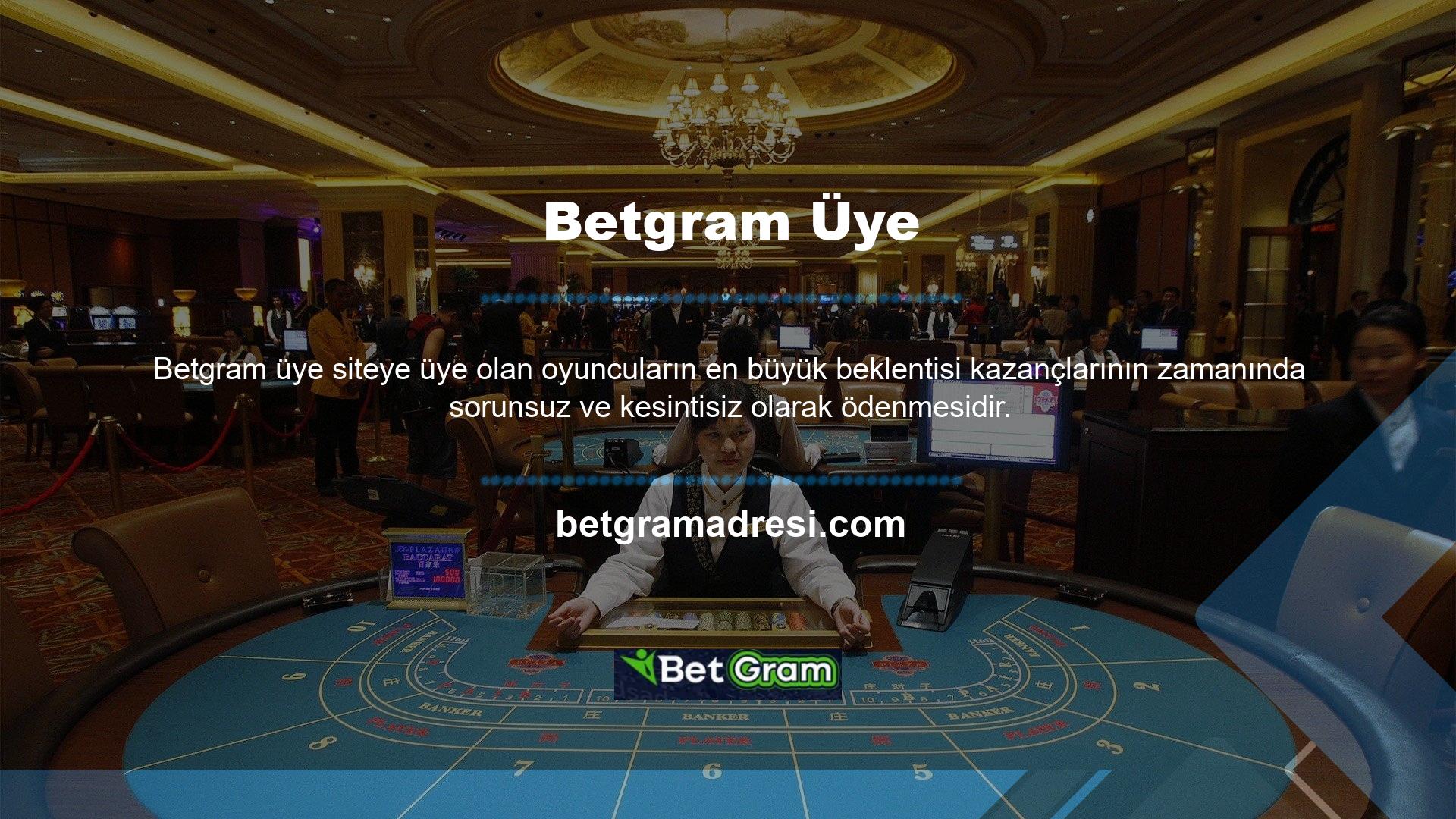 Betgram düzenli ve sorunsuz ödemelerle oyuncuların aklındaki soru işaretlerini ortadan kaldırıyor