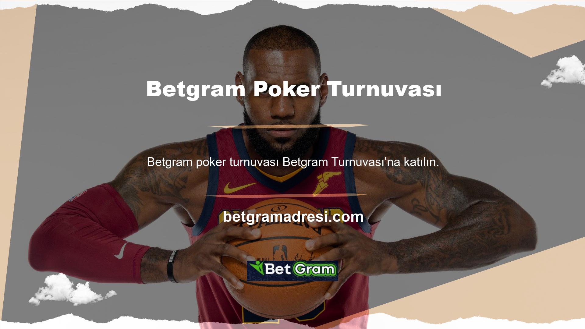Betgram web sitesinin poker bölümündeki turnuvalara katılarak oyunu daha derinden deneyimleme fırsatına sahip olabilirsiniz